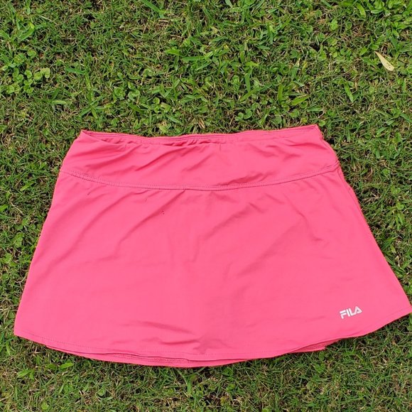 Pink Fila Skirt with Shorts - Picture 1 of 3